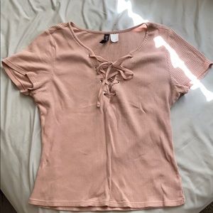 Dusty Pink Short Sleeve